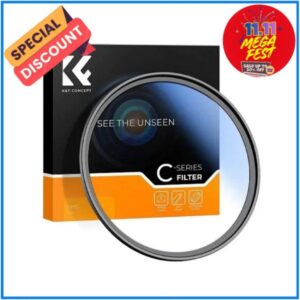 K&F Concept 49mm KF01.1421 Classic Series Blue Multi-Coated Professional HMC UV Filter - Black