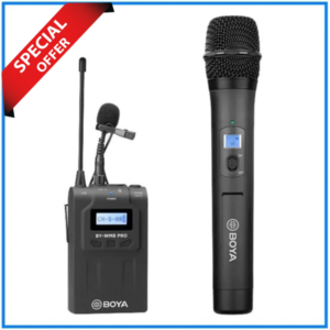 BOYA BY-WM8 PRO-K3 Camera-Mount Wireless Professional Handheld Microphone System - Black