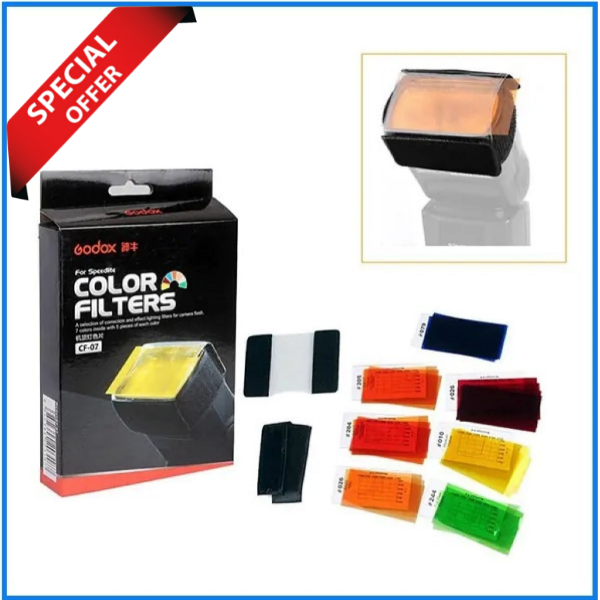 Godox CF-07 Color Filters for Speedlite - Black