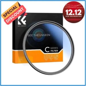 K&F Concept 49mm KF01.1421 Classic Series Blue Multi-Coated Professional HMC UV Filter - Black