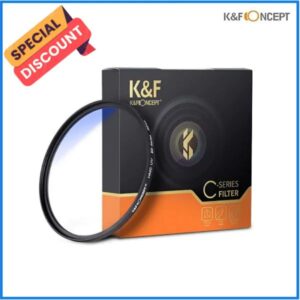 K&F Concept 62mm KF01.1425 Classic Series Blue Multi-Coated Professional HMC UV Filter - Black
