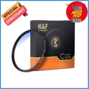 K&F Concept 62mm KF01.1425 Classic Series Blue Multi-Coated Professional HMC UV Filter - Black