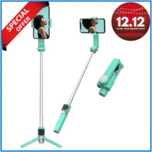 MOZA NANO SE Extendable Selfie Smartphone Gimbal with Remote Control - Light Green