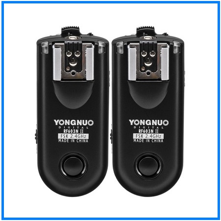 thumbnail interactive-video image 1 of YONGNUO RF-603N II N1 2.4G Wireless Remote Trigger Transceiver For Nikon 1 of 9