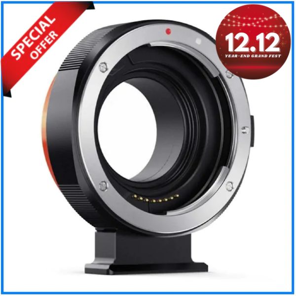 K&F Concept KF06.464 Canon EF-EOS M Auto Focus Electronic Professional Lens Adapter - Black