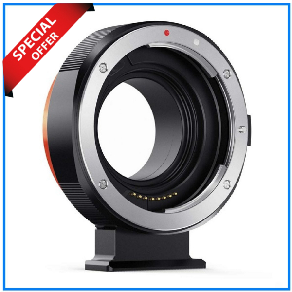 K&F Concept KF06.464 Canon EF-EOS M Auto Focus Electronic Professional Lens Adapter - Black