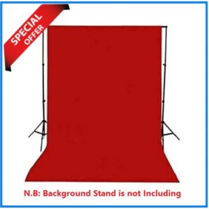Simpex 8x12 feet Professional Studio Background's Backdrop Only (Fabric) – Red