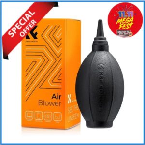 K&F Concept SKU.1693 Soft Silicone Rubber Cleaning Air Blower - Black