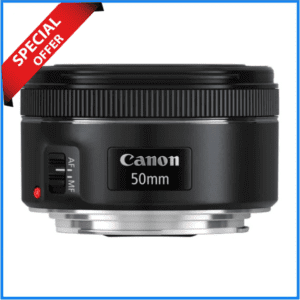 Canon EF 50mm f/1.8 STM Prime Lens - Black