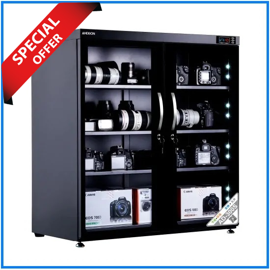 ANDBON AD-300S Electronic Dry Cabinet (300L) - Black