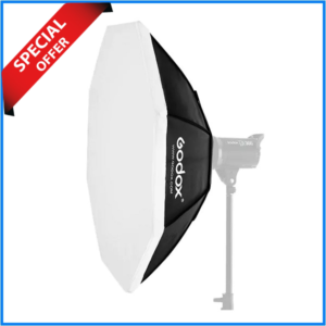 Godox 95cm Bowens Mount Octagonal Softbox with Grid - Black