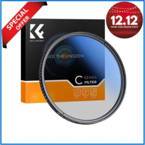 K&F Concept 72mm KF01.1440 HMC Classic Series Slim Multicoated Circular Polarizer CPL Filter - Black
