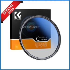 K&F Concept 52mm KF01.1435 HMC Classic Series Slim Multicoated Circular Polarizer CPL Filter - Black