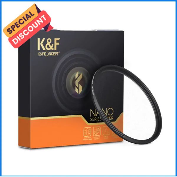 K&F Concept 72mm KF01.1522 Nano-X 1/4 Ultra-Clear Black Diffusion/ Black Mist Filter - Black