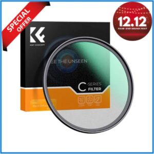 K&F Concept 67mm KF01.2248 C-Series HMC 1/4 Black Diffusion/Black Mist Filter - Black