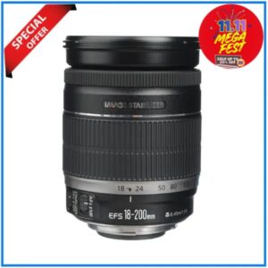Canon EF-S 18-200mm f/3.5-5.6 IS Zoom Lens - USED