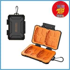 K&F Concept KF31.080 Waterproof and Shockproof Memory Card Hard Case - Black