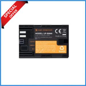 K&F Concept KF28.0021V2 Canon LP-E6NH 2250mAh Rechargeable Battery - Black