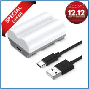 K&F Concept KF28.0025 NP-W235 2400mAh Type-C Direct Charge Interface Camera Battery - Grey