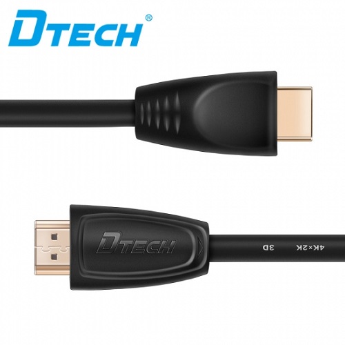 DTECH DT-H008 HDMI Male To HDMI Male Gold-Plated Copper Build Cable (11 Meter) - Black - Image 2