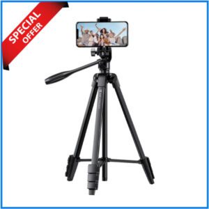 K&F Concept KF09.125 S174A1 Lightweight Aluminum Video Tripod - Black