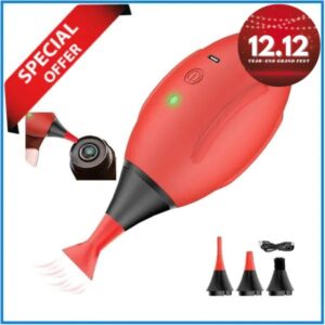 LENSGO LYNCA BLOW-A 7.4V 1500mAh Camera Lens Cleaning Electric Air Blower - Black/Red