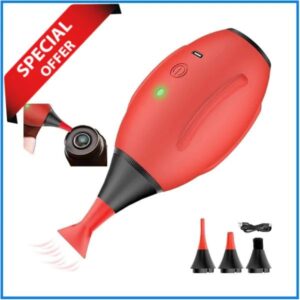 LENSGO LYNCA BLOW-A 7.4V 1500mAh Camera Lens Cleaning Electric Air Blower - Black/Red