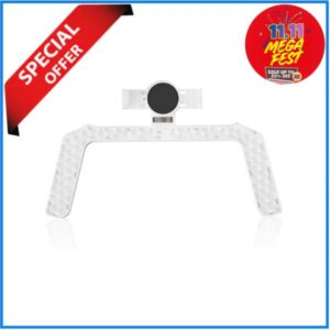 LENSGO L3 Vertical and Horizontal Smartphone Holder with Cold Shoe Mount - White