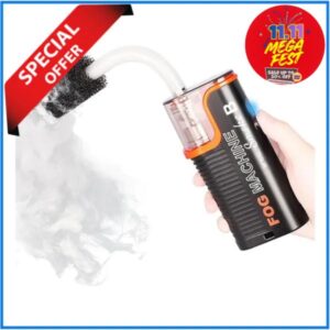 LENSGO Smoke B All-in-One Handheld Professional Fog Machine with Wireless Remote (40W) - Black