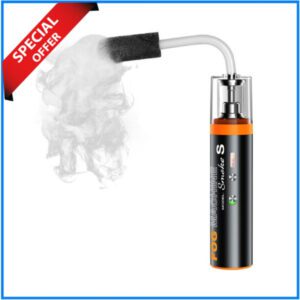 LENSGO Smoke S All-in-One Handheld Professional Fog Machine with Wireless Remote (30W) - Black
