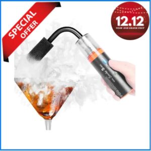 LENSGO Smoke S Mini All-in-One Handheld Fog Machine with Wireless Remote (15W) - Black