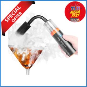 LENSGO Smoke S Mini All-in-One Handheld Fog Machine with Wireless Remote (15W) - Black