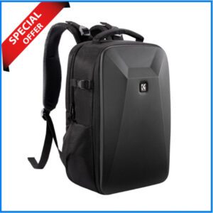 K&F Concept KF13.134 Multifunctional Waterproof Hardshell Camera Backpack (22L) - Black