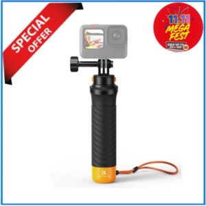 K&F Concept KF09.134 MS-17 Waterproof Floating Silicone Handgrip for Action Cameras - Black