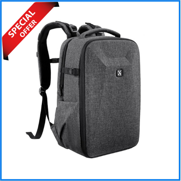 K&F Concept KF13.134V4 Multifunctional Waterproof Hardshell Lightweight Camera Backpack with 15.6