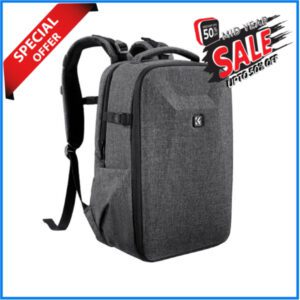 K&F Concept KF13.134V4 Multifunctional Waterproof Hardshell Lightweight Camera Backpack with 15.6