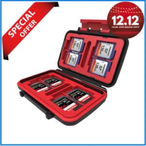 LENSGO KH8 Waterproof Luggage Memory Card Hard Case - Black