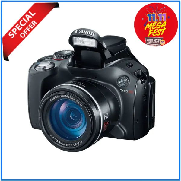 Canon PowerShot SX40 HS Semi-DSLR Compact Camera (USED) - Black