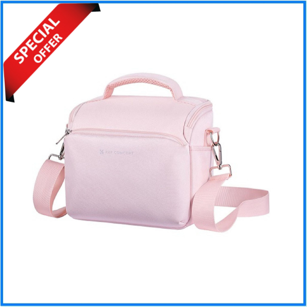 K&F Concept KF13.179V2 Crossbody Camera Sling Shoulder Bag – Pink