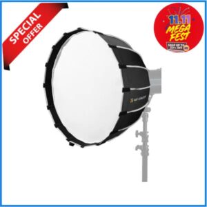 K&F Concept KF18.0008 Quick Release Bowens Mount Parabolic Hexadecagon Softbox with Honeycomb Grid & Carrying Bag (23.6