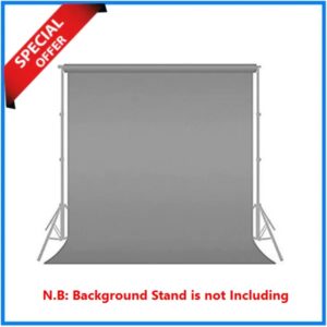 Simpex 8x12 feet Professional Studio Background's Backdrop Only (Best Quality Thick Fabric) – Grey