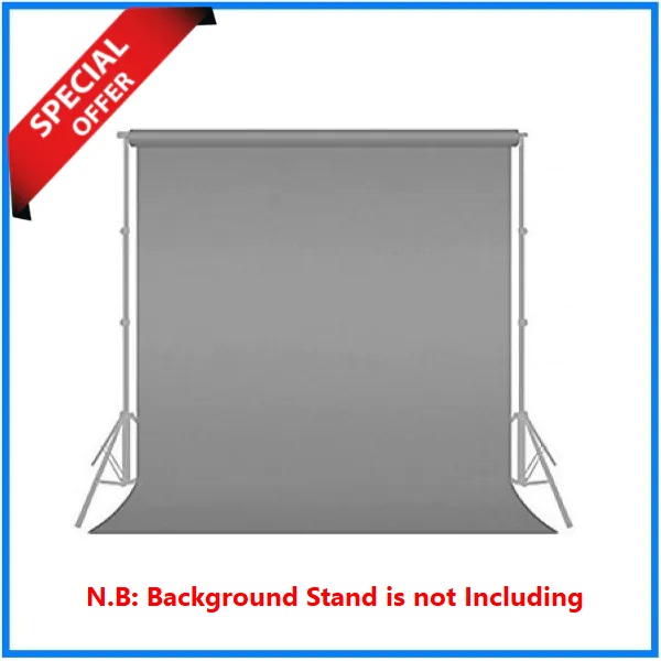 Simpex 8x12 feet Professional Studio Background's Backdrop Only (Fabric) – Grey