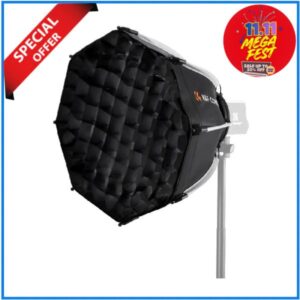 K&F Concept KF18.0013 Quick Release Mini Bowens Mount Octagonal Softbox with Honeycomb Grid & Carrying Bag (16
