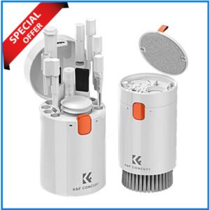 K&F Concept SKU.2279 20-in-1 Professional Camera Lens Cleaning Kit for Optical Equipment - Black