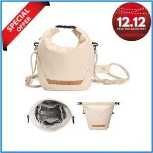 K&F Concept KF13.168V1 Lightweight Crossbody Camera Sling Bag - Beige