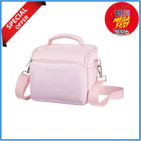 K&F Concept KF13.179V2 Crossbody Camera Sling Shoulder Bag – Pink