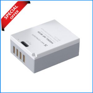 K&F Concept KF28.0048S1 Fujifilm NP-W126 1050mAh Type-C Direct Charging Battery – White