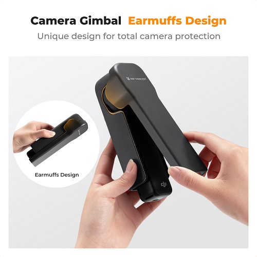 K&F Concept KF31.128 DJI Osmo Pocket 3 Storage Case/Protective Shell - Black - Image 4