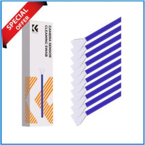 K&F Concept SKU.2315 Camera Sensor Cleaning Swab for 12mm Micro Four-Thirds 4/3 (MFT) Sensor Cleaning (10Pcs Pack) - Blue