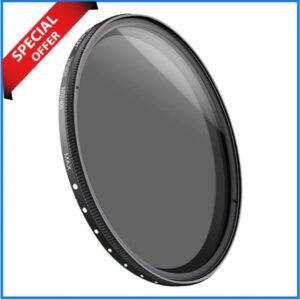 K&F Concept 72mm KF01.1112 ND2-ND400 Fader Slim Professional Variable Neutral Density ND Filter - Black